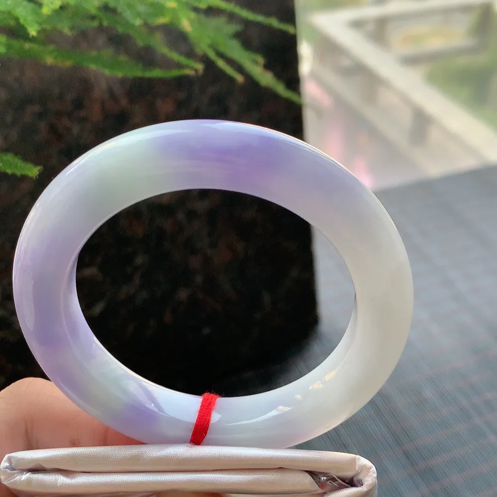 圆条一大圈紫罗兰 无瑕 尺寸:54.4/10.2/10.8 超美