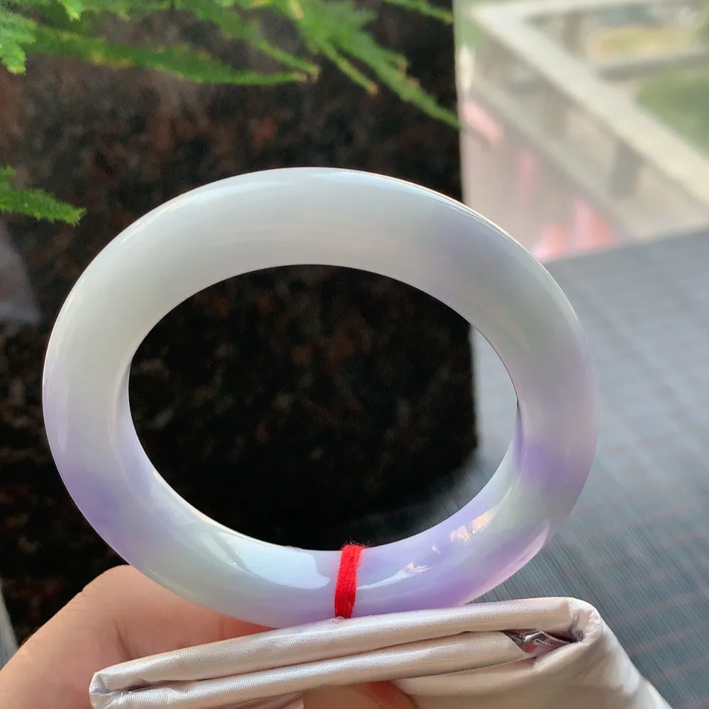 圆条一大圈紫罗兰 无瑕 尺寸:54.4/10.2/10.8 超美