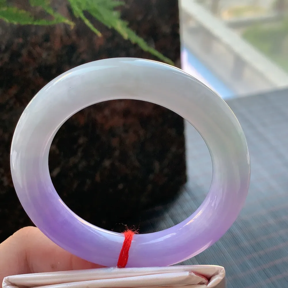 圆条一大节紫罗兰 微细纹 尺寸:54.6/12.3 超美