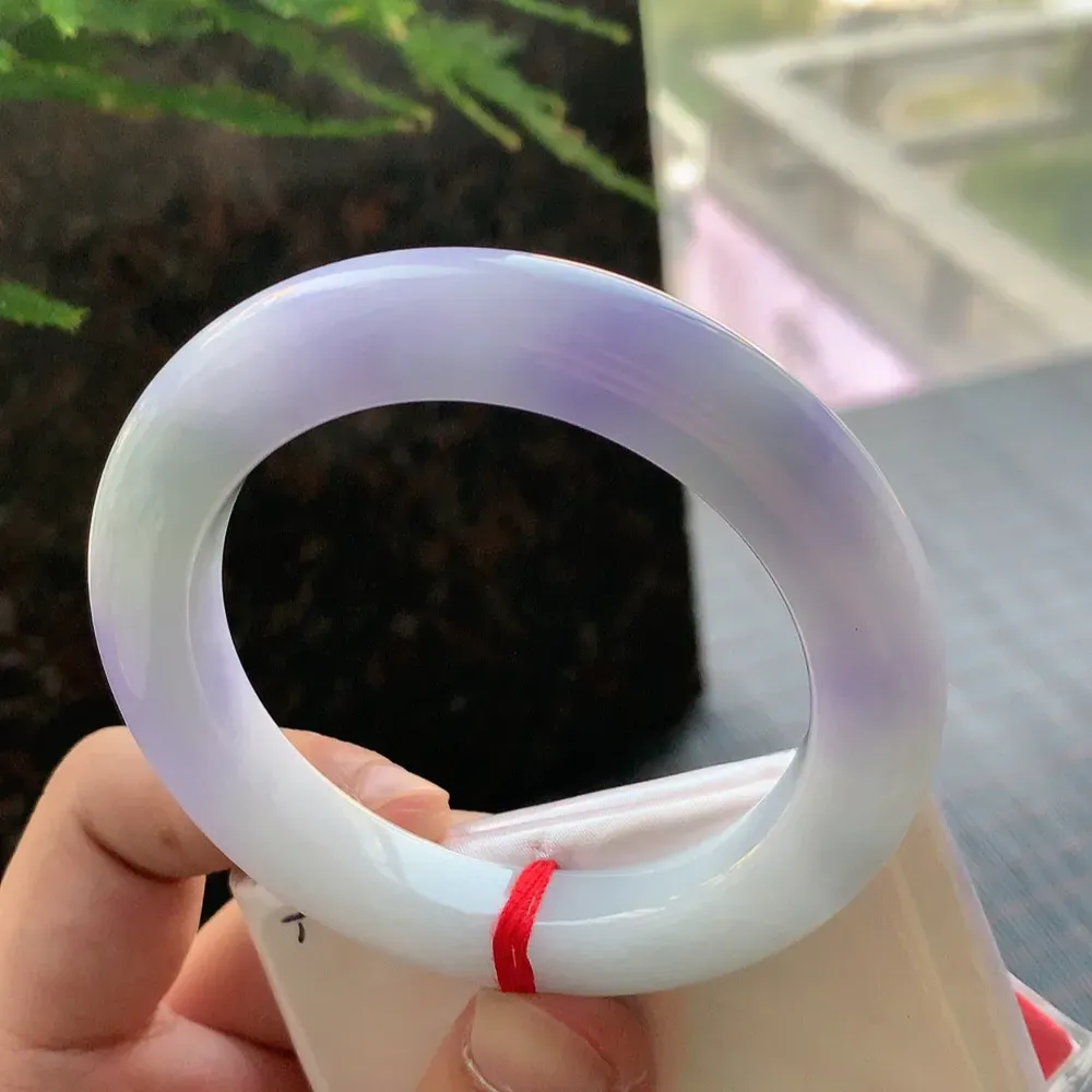 圆条一大圈紫罗兰 无瑕 尺寸:54.4/10.2/10.8 超美