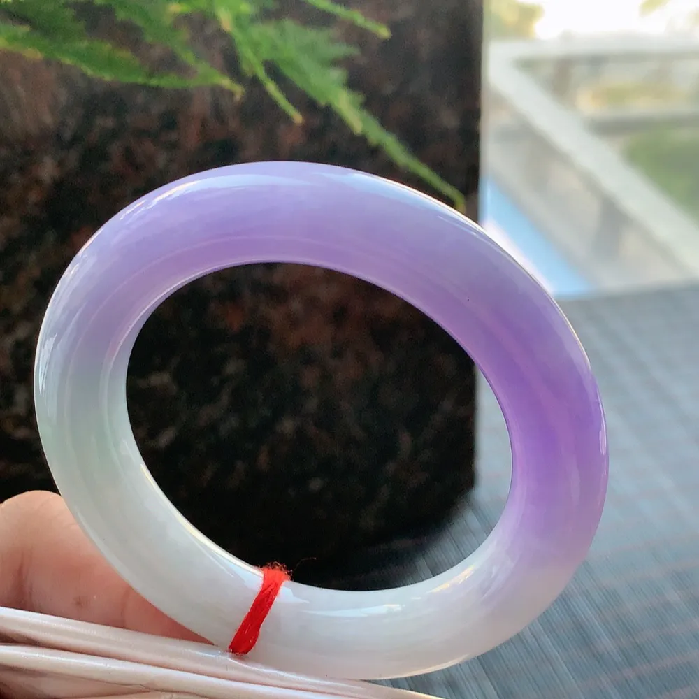 圆条一大节紫罗兰 微细纹 尺寸:54.6/12.3 超美