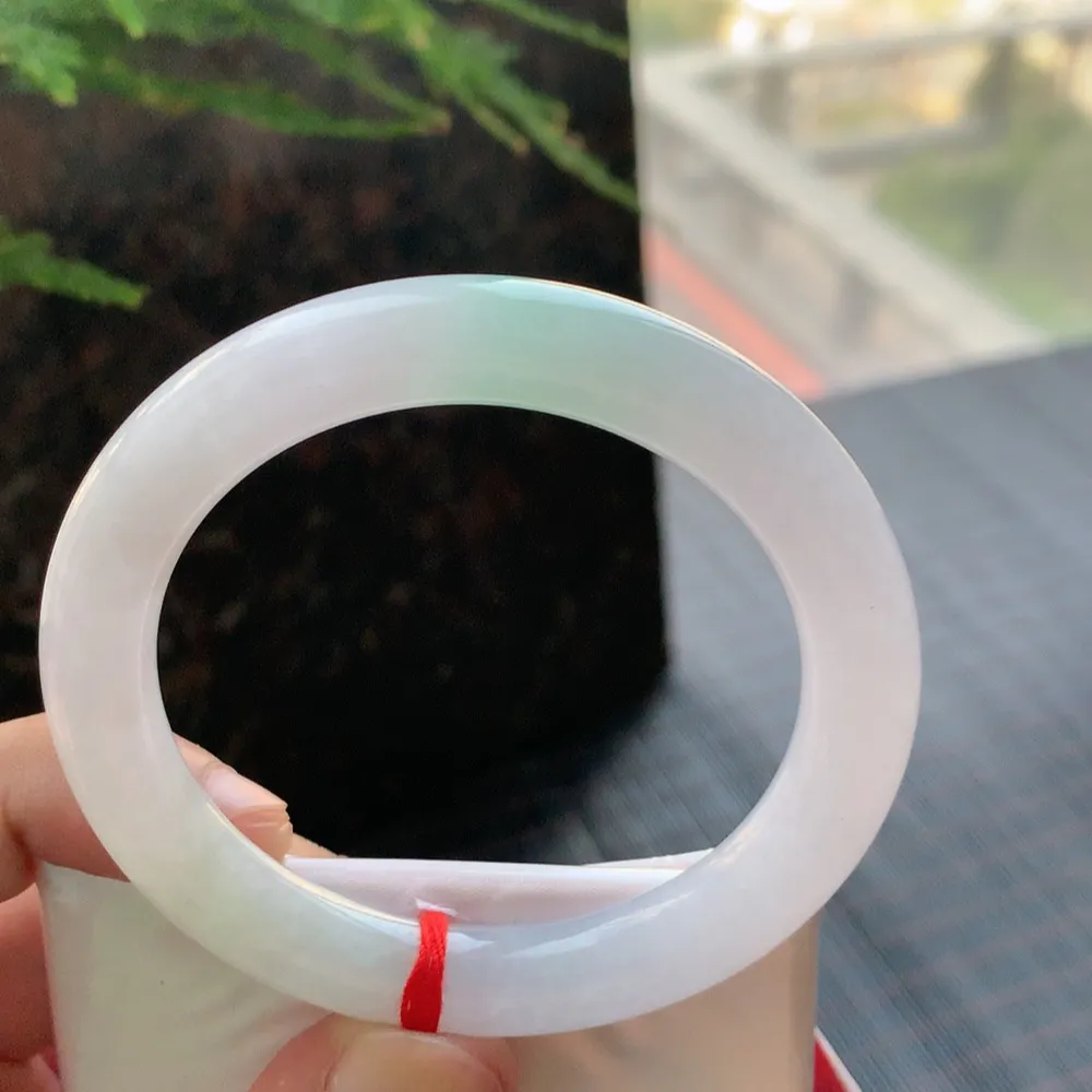 圆条冰糯春彩 无瑕 尺寸:53.3/9.1 冰润🥰🥰