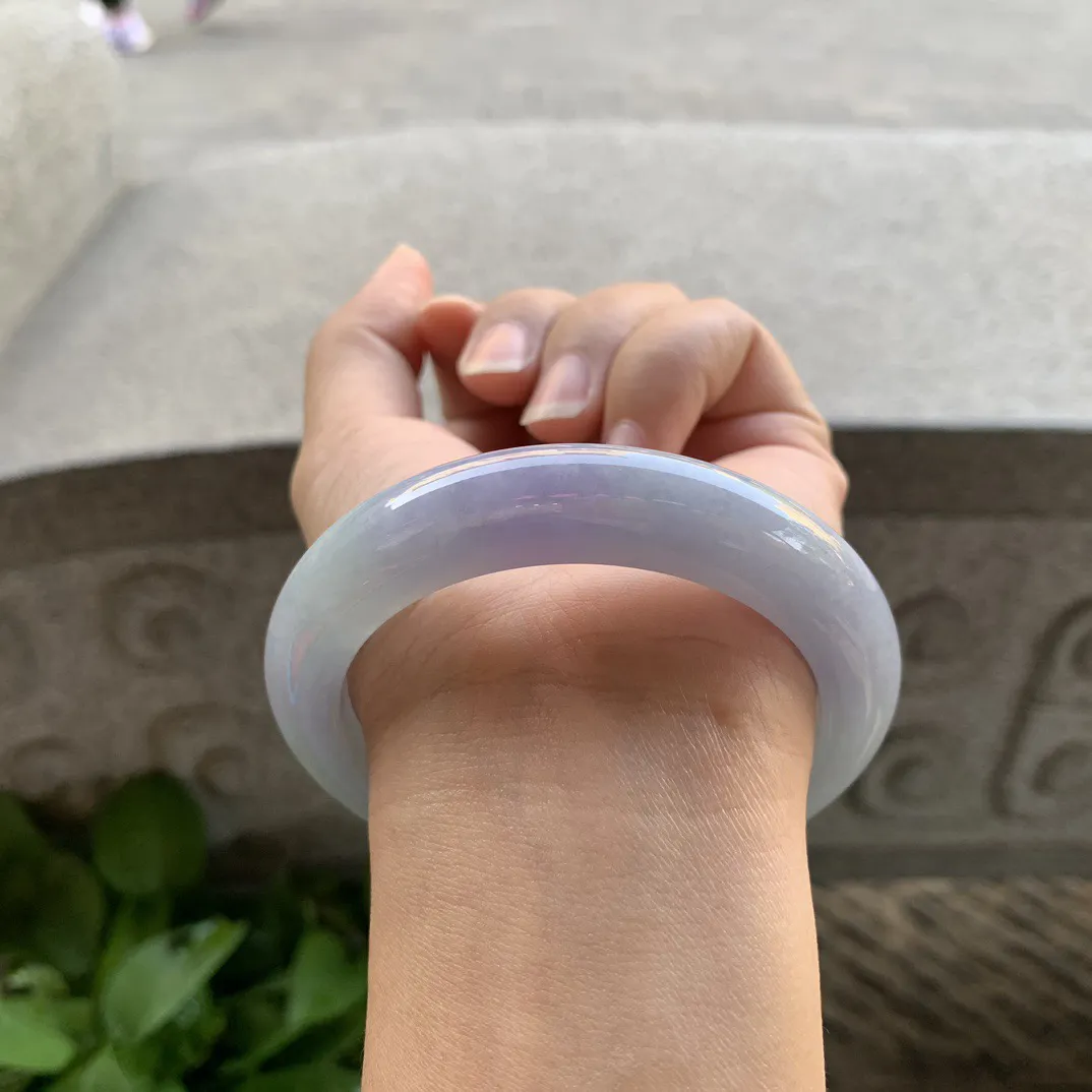 圈口56.2-11.9-9.7 【茄紫正圈手镯】正圈56 57可戴