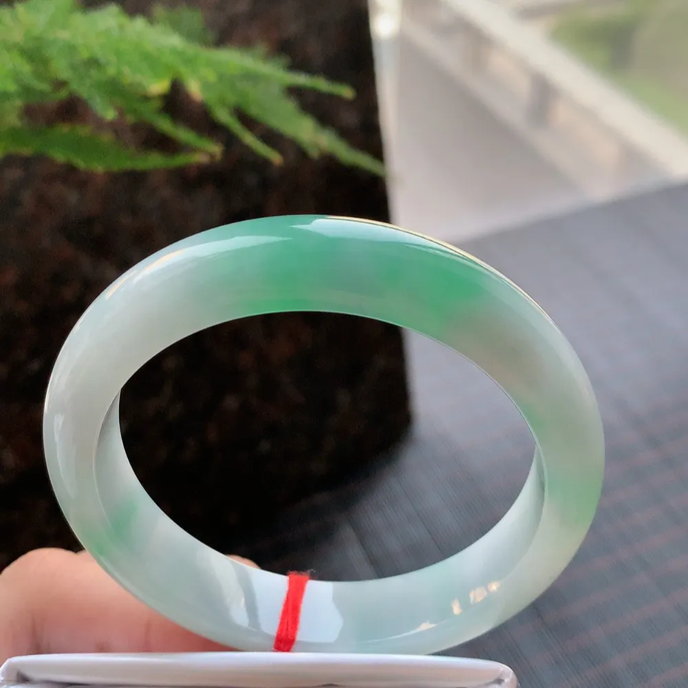 正圈冰糯蓝绿 无瑕 尺寸:56.6/12.8/8.3 色好