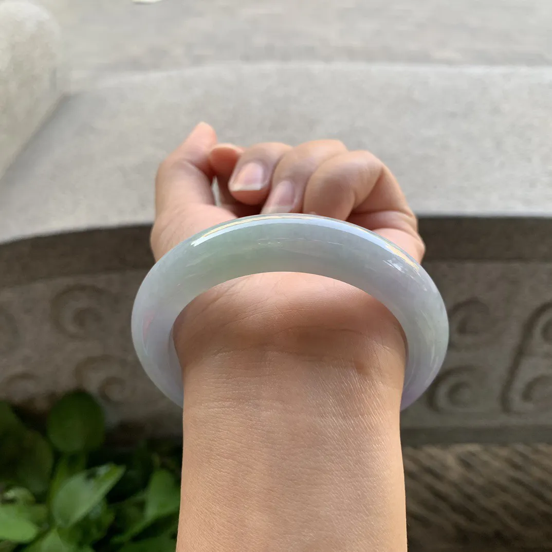 圈口56.2-11.9-9.7 【茄紫正圈手镯】正圈56 57可戴