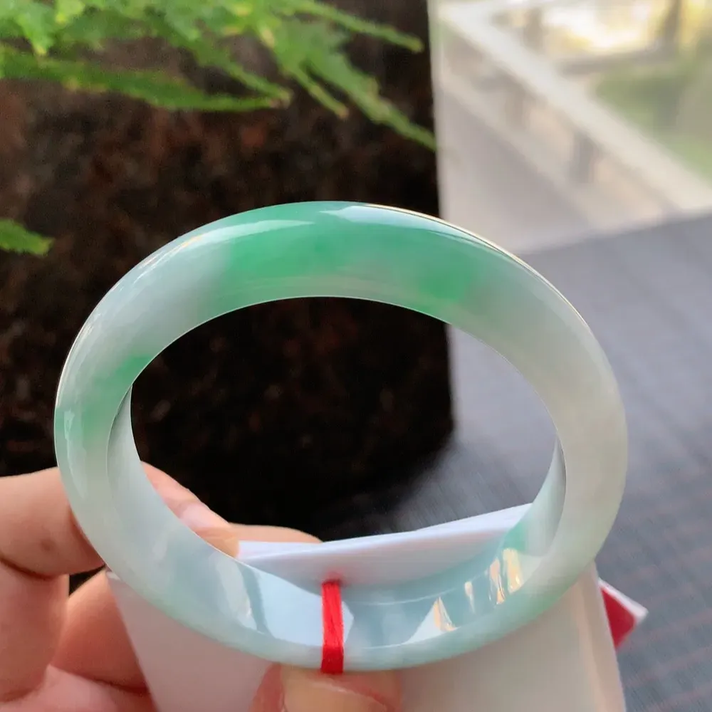 正圈冰糯蓝绿 无瑕 尺寸:56.6/12.8/8.3 色好