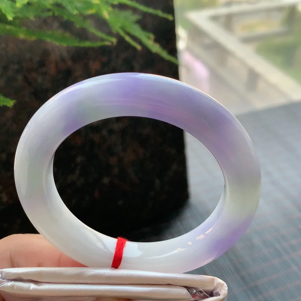 圆条一大圈紫罗兰 无瑕 尺寸:54.4/10.2/10.8 超美