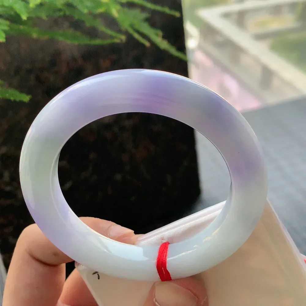 圆条一大圈紫罗兰 无瑕 尺寸:54.4/10.2/10.8 超美