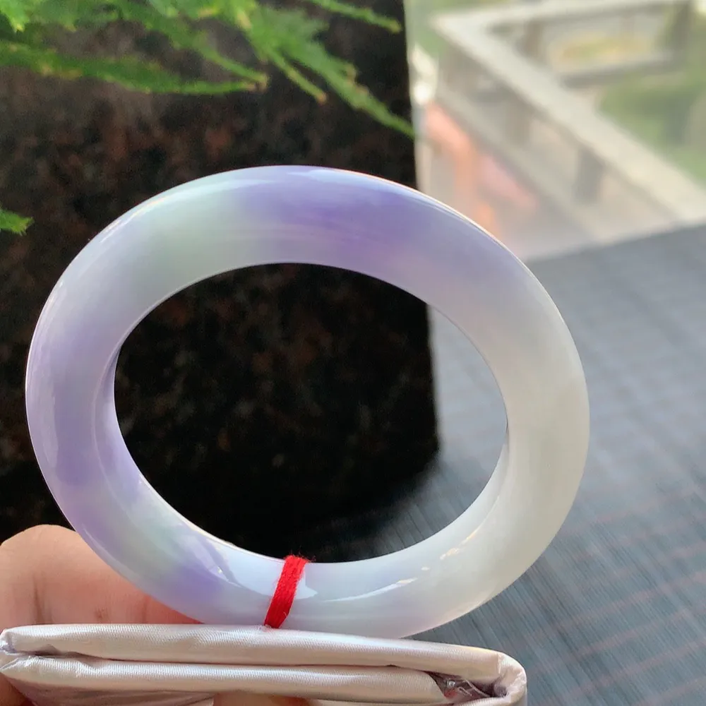 圆条一大圈紫罗兰 无瑕 尺寸:54.4/10.2/10.8 超美