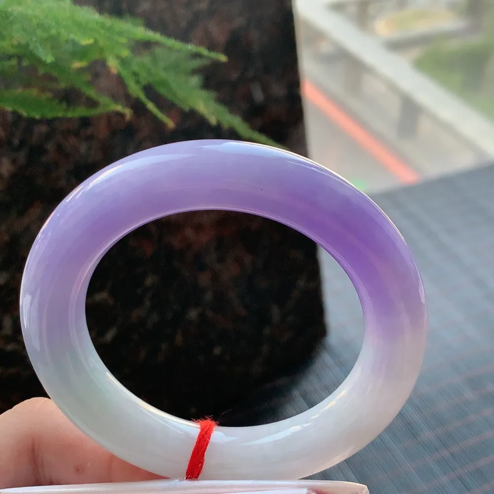 圆条一大节紫罗兰 微细纹 尺寸:54.6/12.3 超美