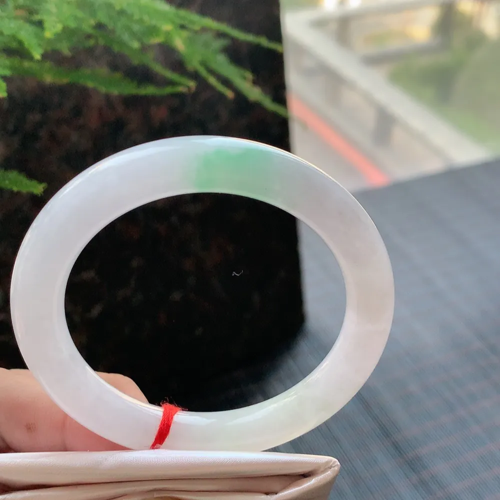 圆条冰糯春彩 无瑕 尺寸:53.3/9.1 冰润🥰🥰