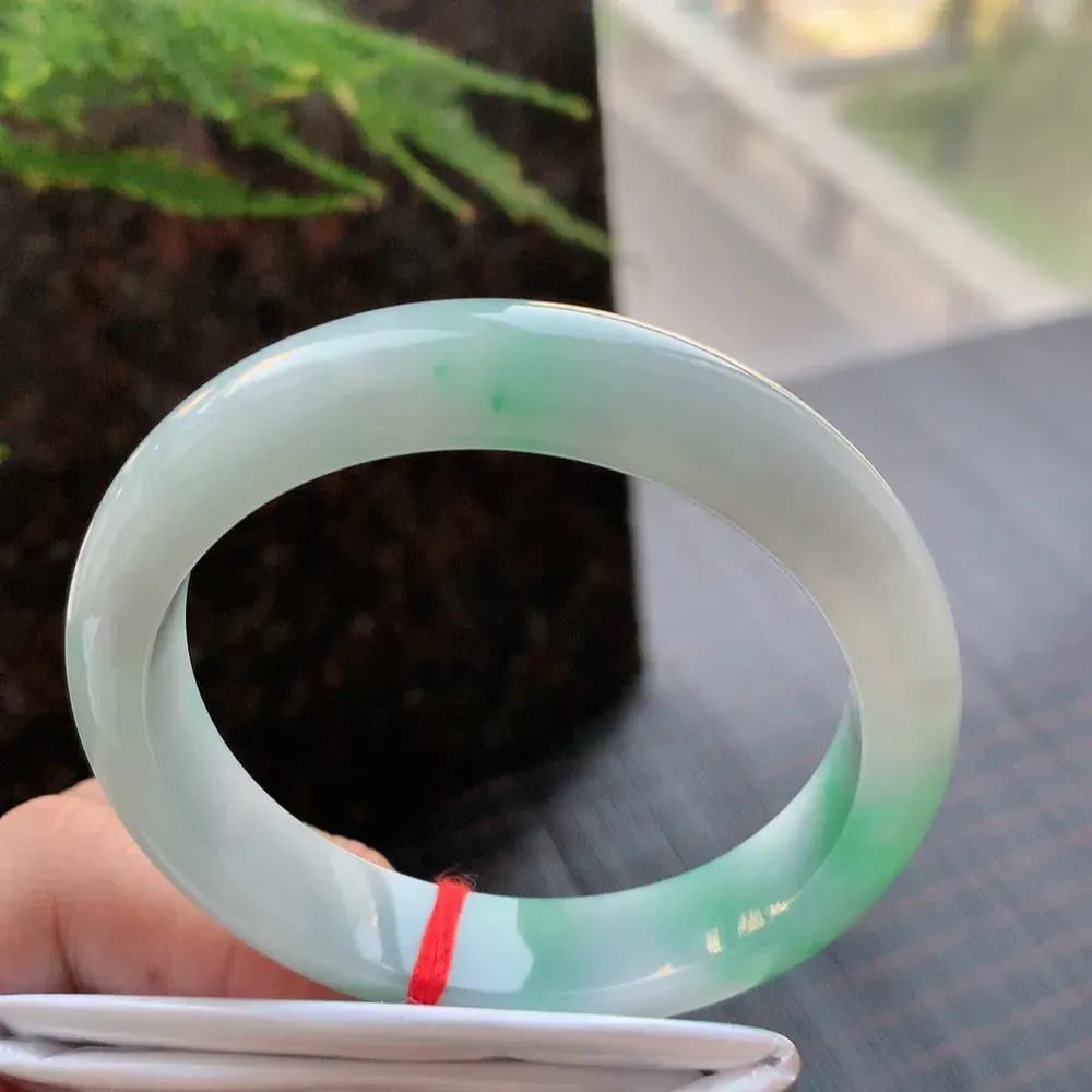 正圈冰糯蓝绿 无瑕 尺寸:56.6/12.8/8.3 色好