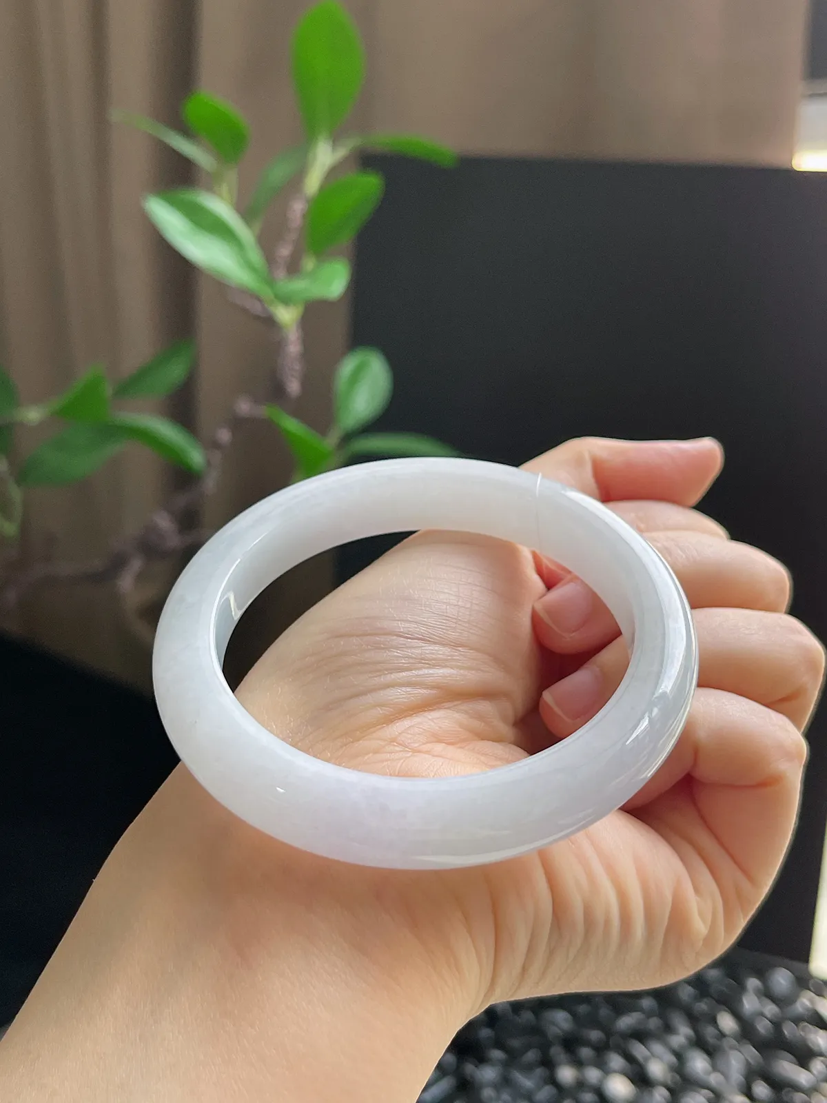 正圈57.8圈口，翡翠手镯