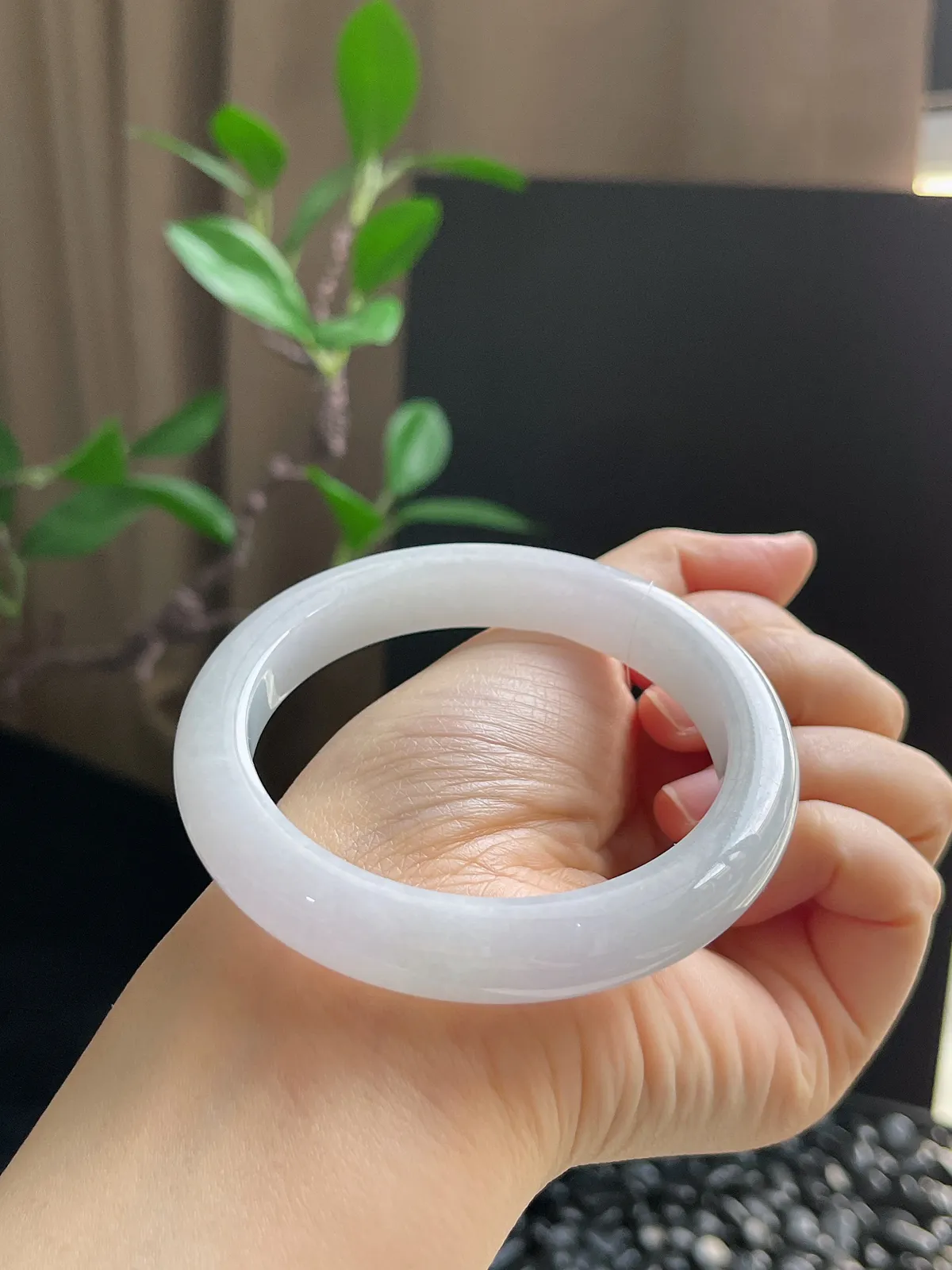 正圈57.8圈口，翡翠手镯