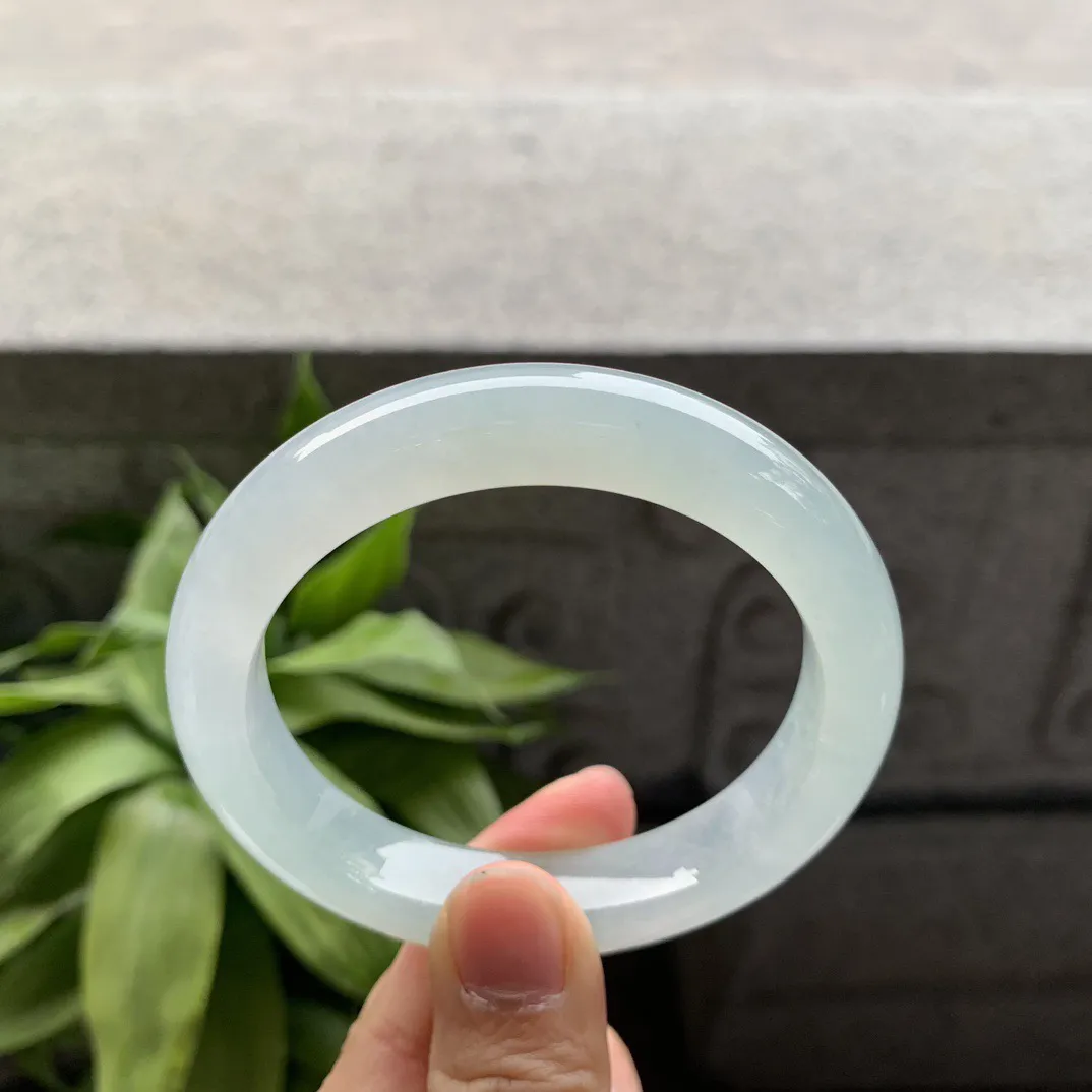 圈口 57.5-12.3-9.4【高冰晴正圈手镯】正圈57 58可戴