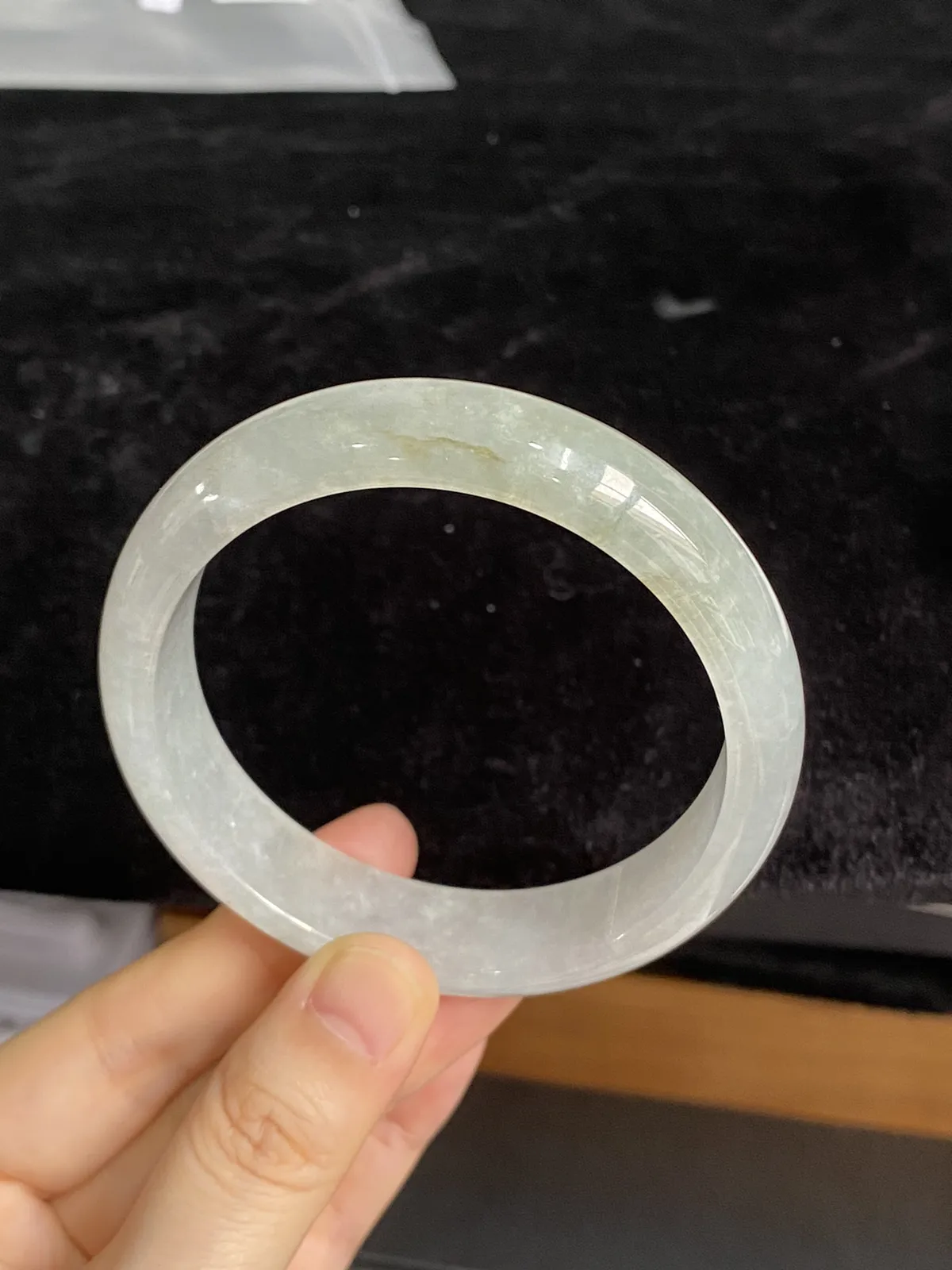 正圈58.5圈口，翡翠手镯