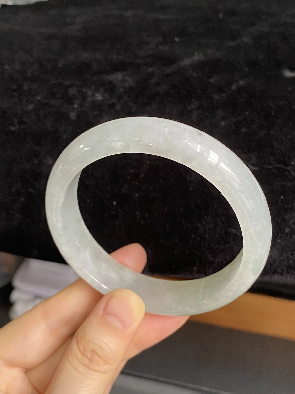 正圈58.5圈口，翡翠手镯