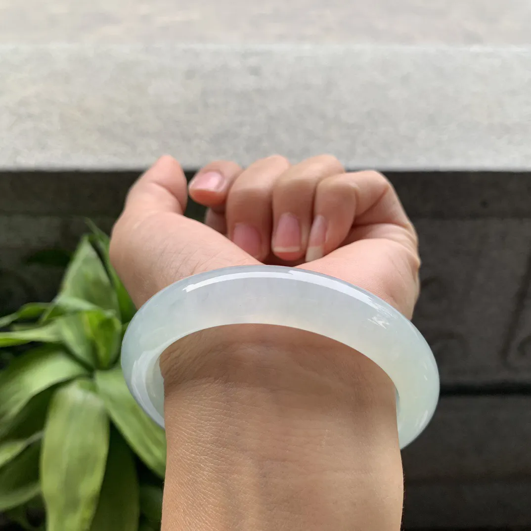 圈口 57.5-12.3-9.4【高冰晴正圈手镯】正圈57 58可戴