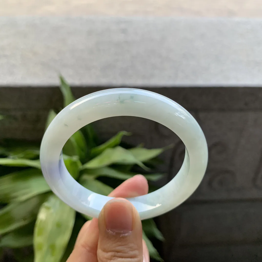 小圈口 52.3-10.6-8.2【飘茄紫正圈手镯】正圈52 53可戴