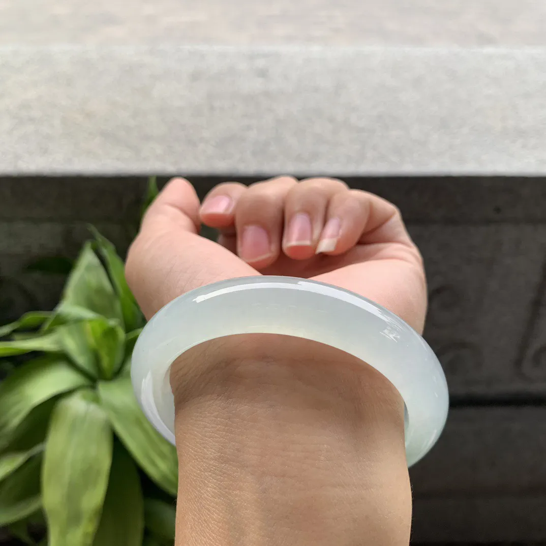 圈口 57.5-12.3-9.4【高冰晴正圈手镯】正圈57 58可戴