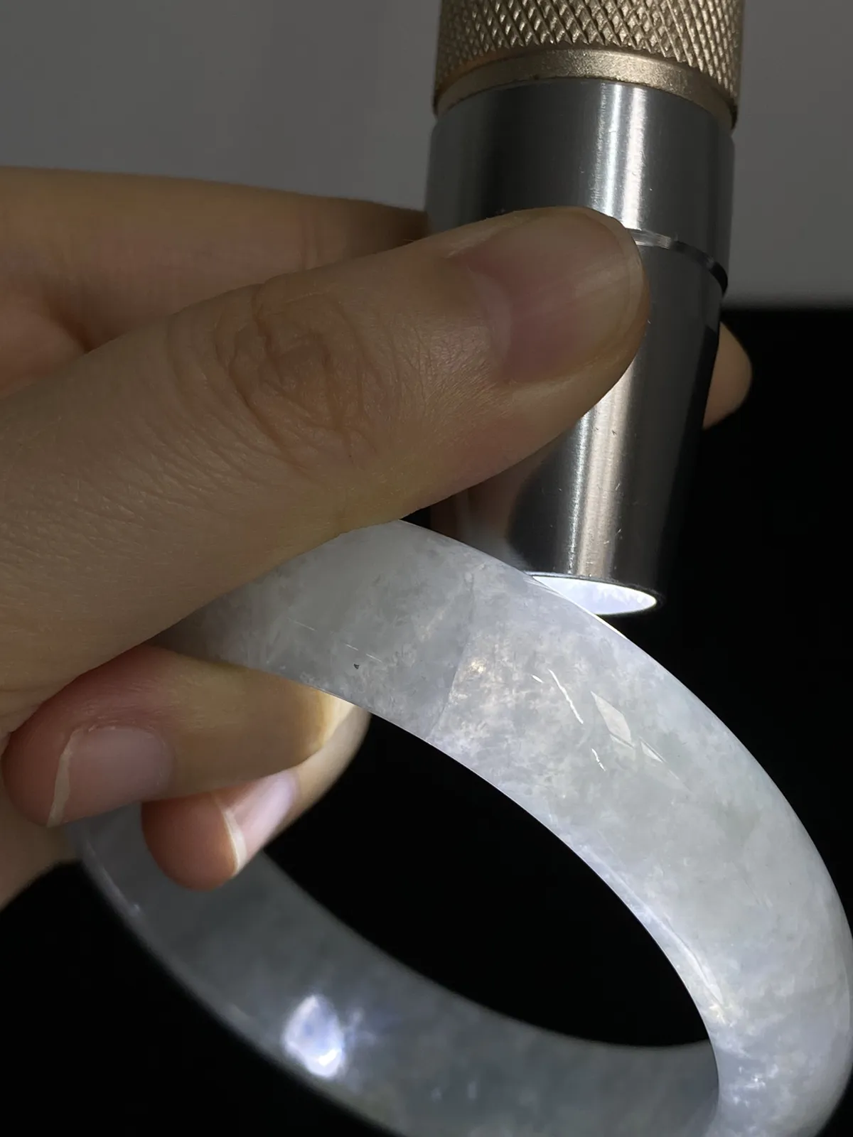 正圈58.5圈口，翡翠手镯