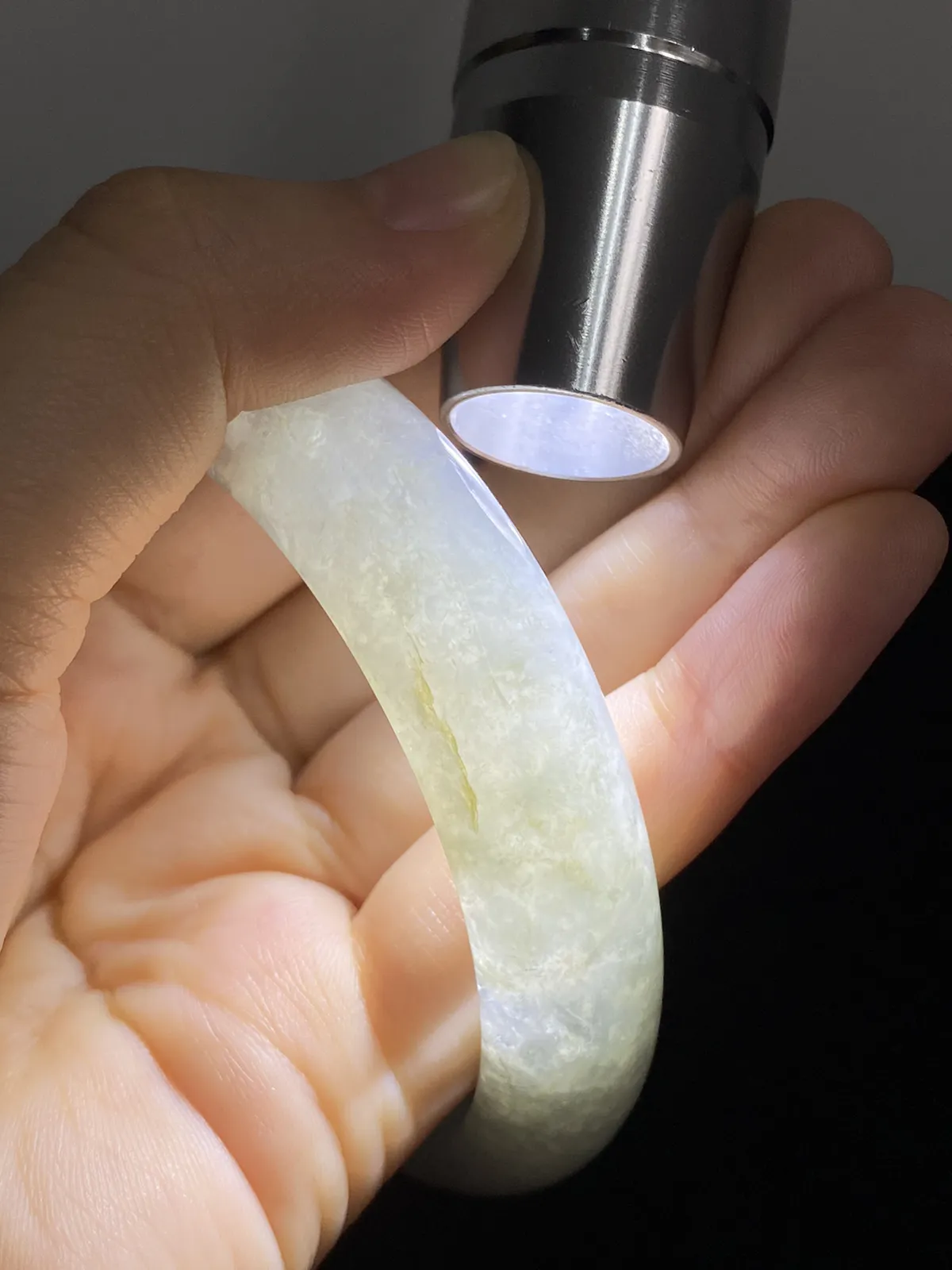 正圈58.5圈口，翡翠手镯