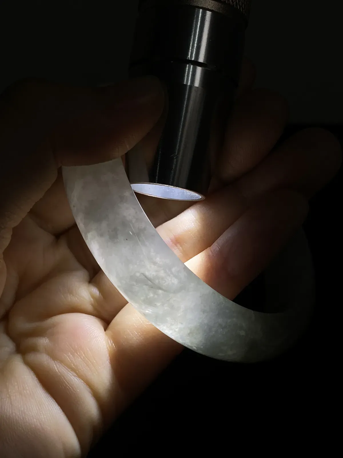 正圈58.5圈口，翡翠手镯