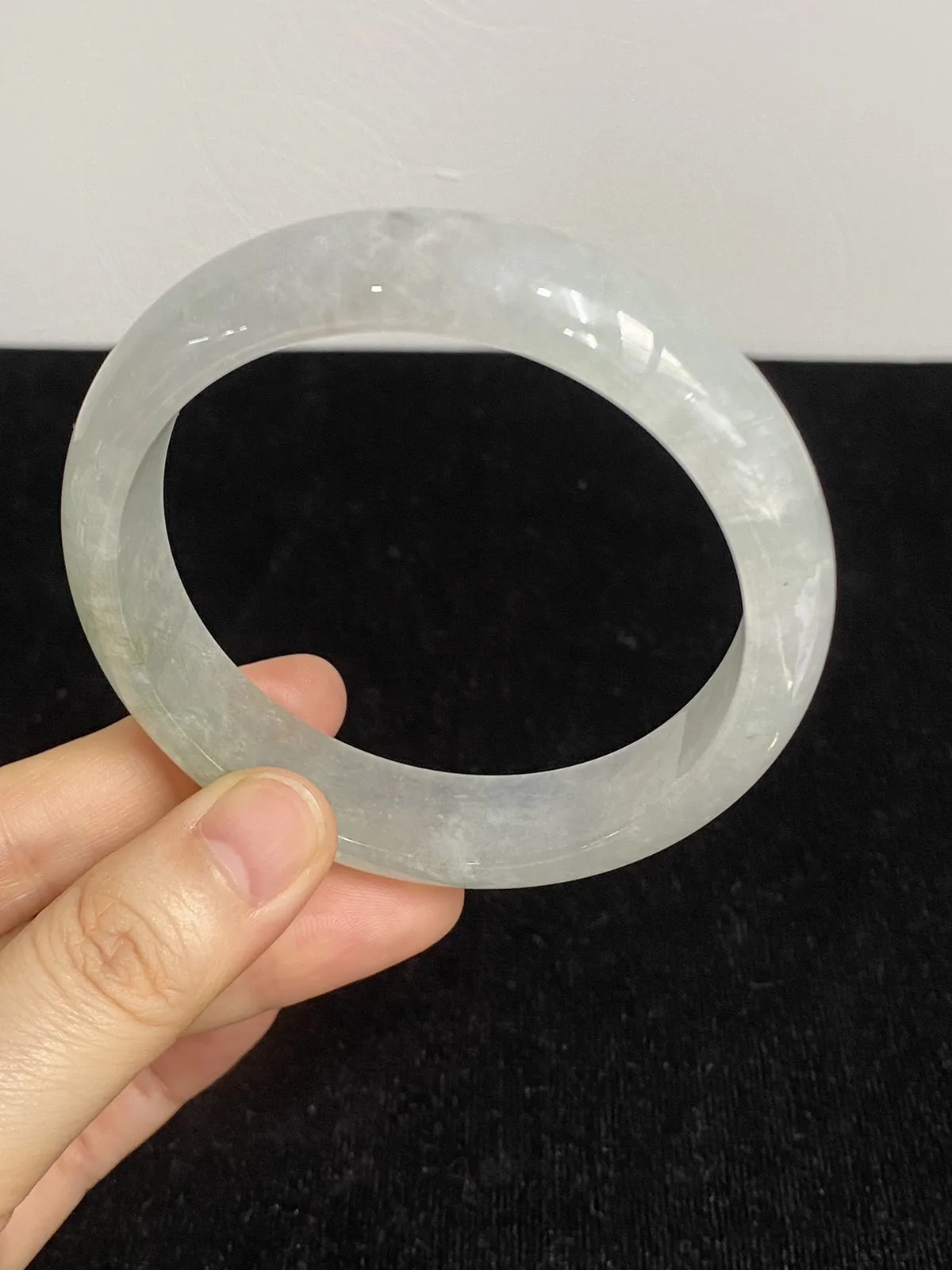 正圈58.5圈口，翡翠手镯