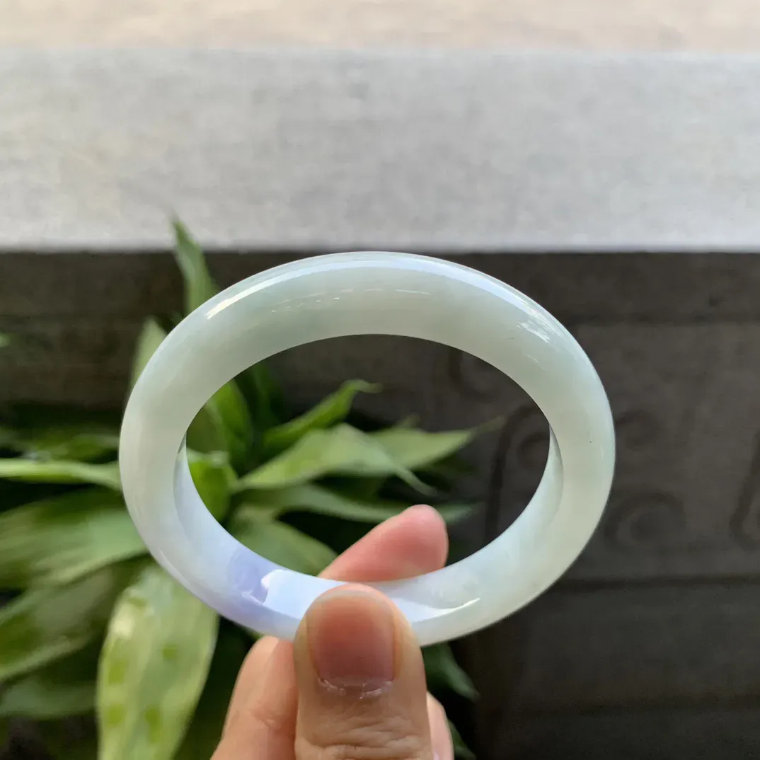 小圈口 52.3-10.6-8.2【飘茄紫正圈手镯】正圈52 53可戴