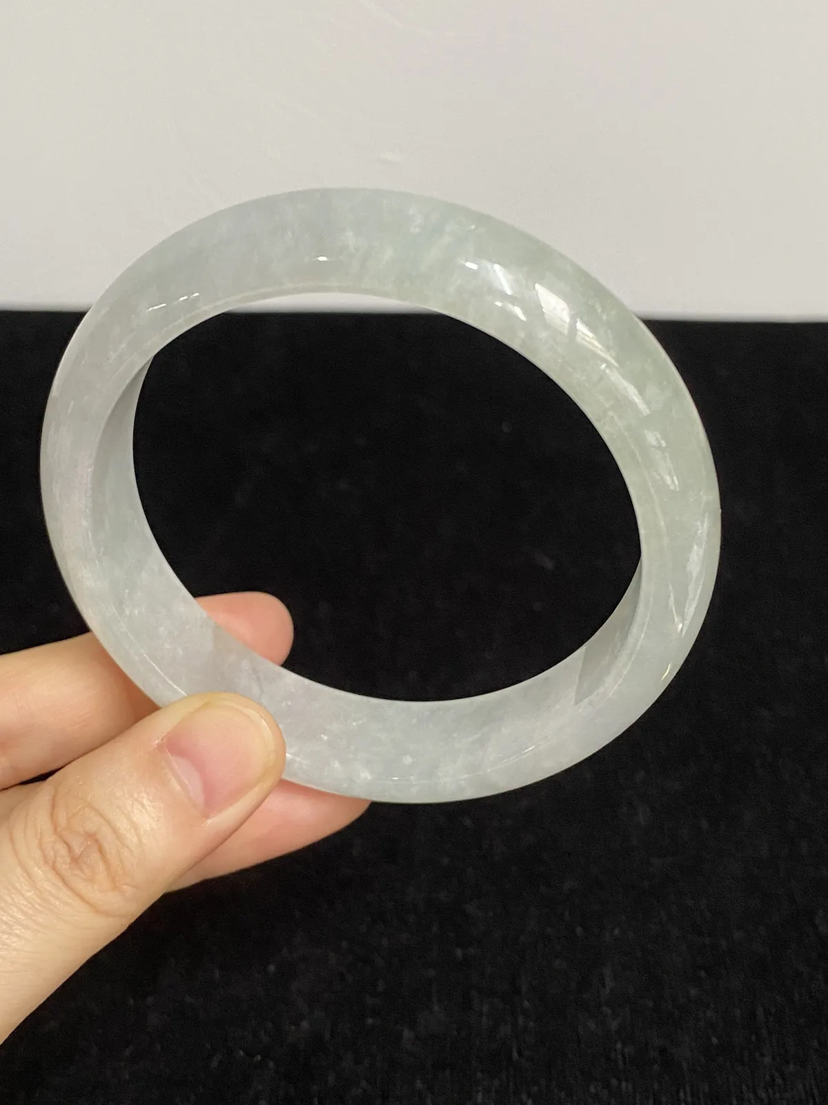 正圈58.5圈口，翡翠手镯