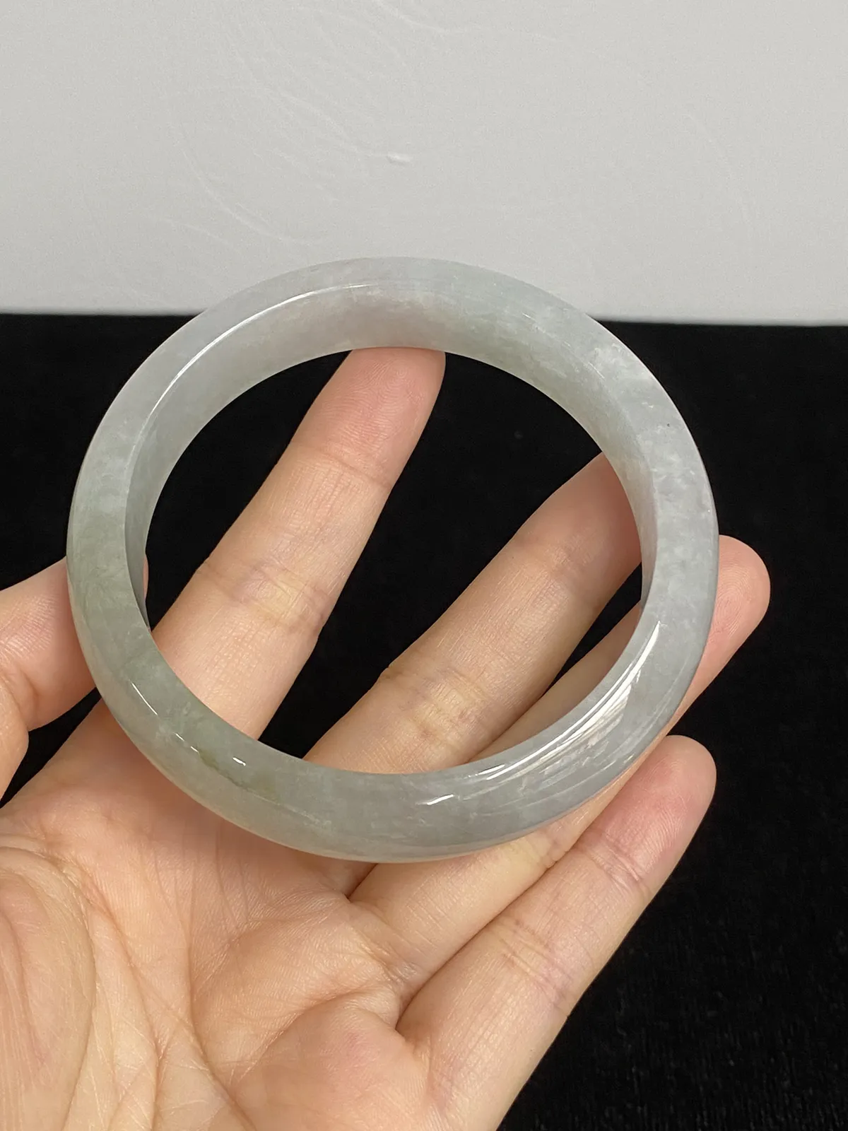 正圈58.5圈口，翡翠手镯