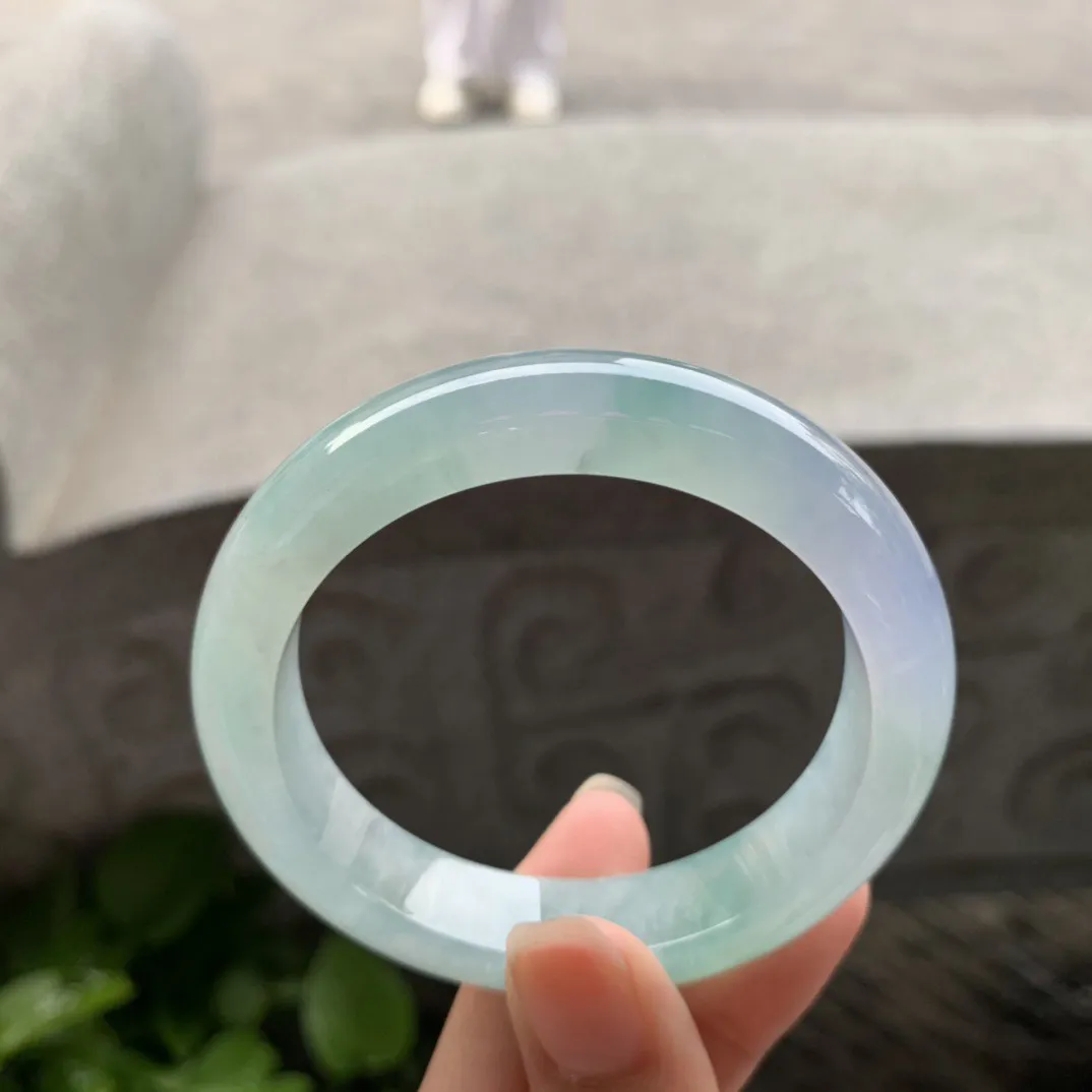 小圈口52.2-12.4-8.4 【冰春彩正圈手镯】正圈52 53可戴