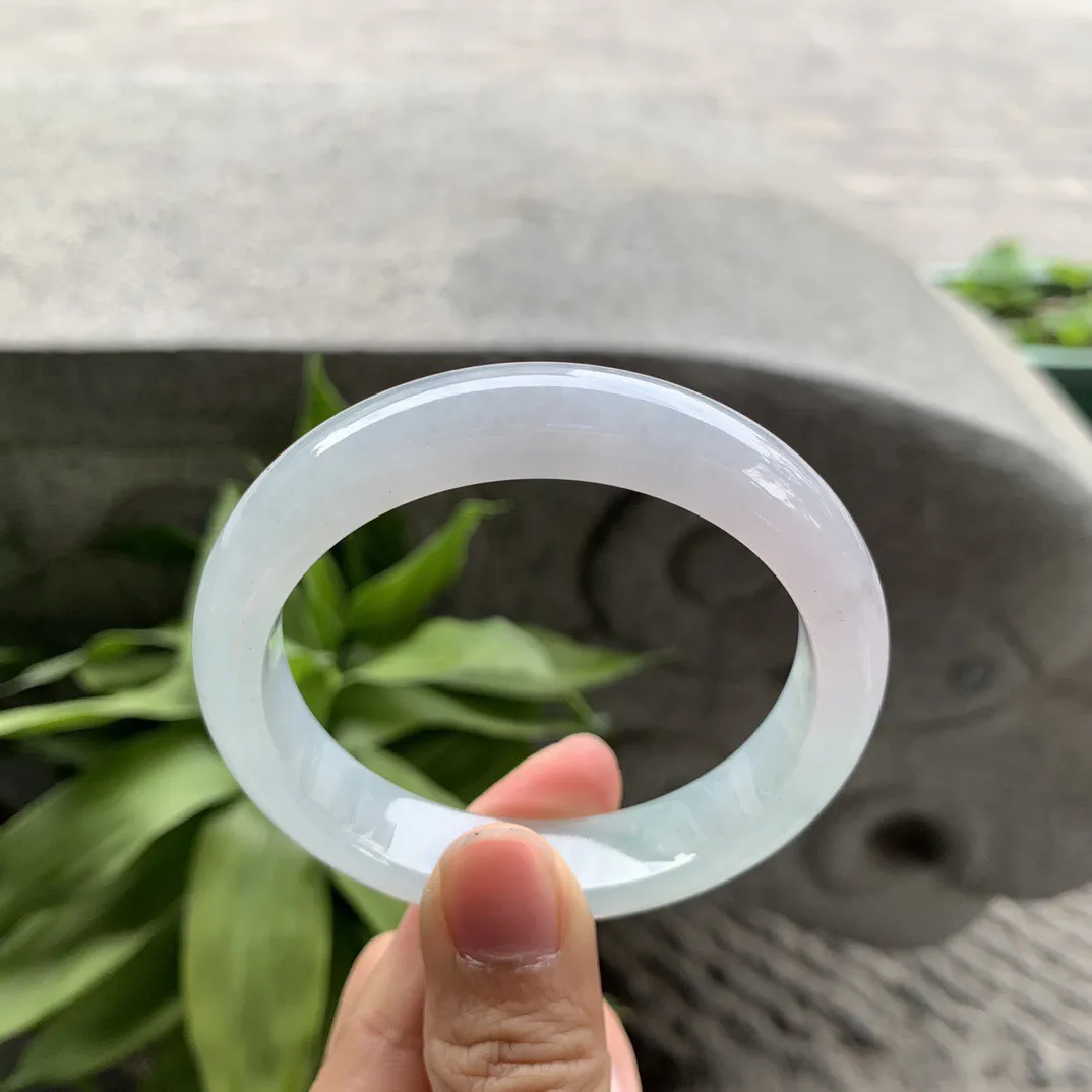 圈口55.2-12.6-8.1 【冰种正圈手镯】正圈55 56可戴