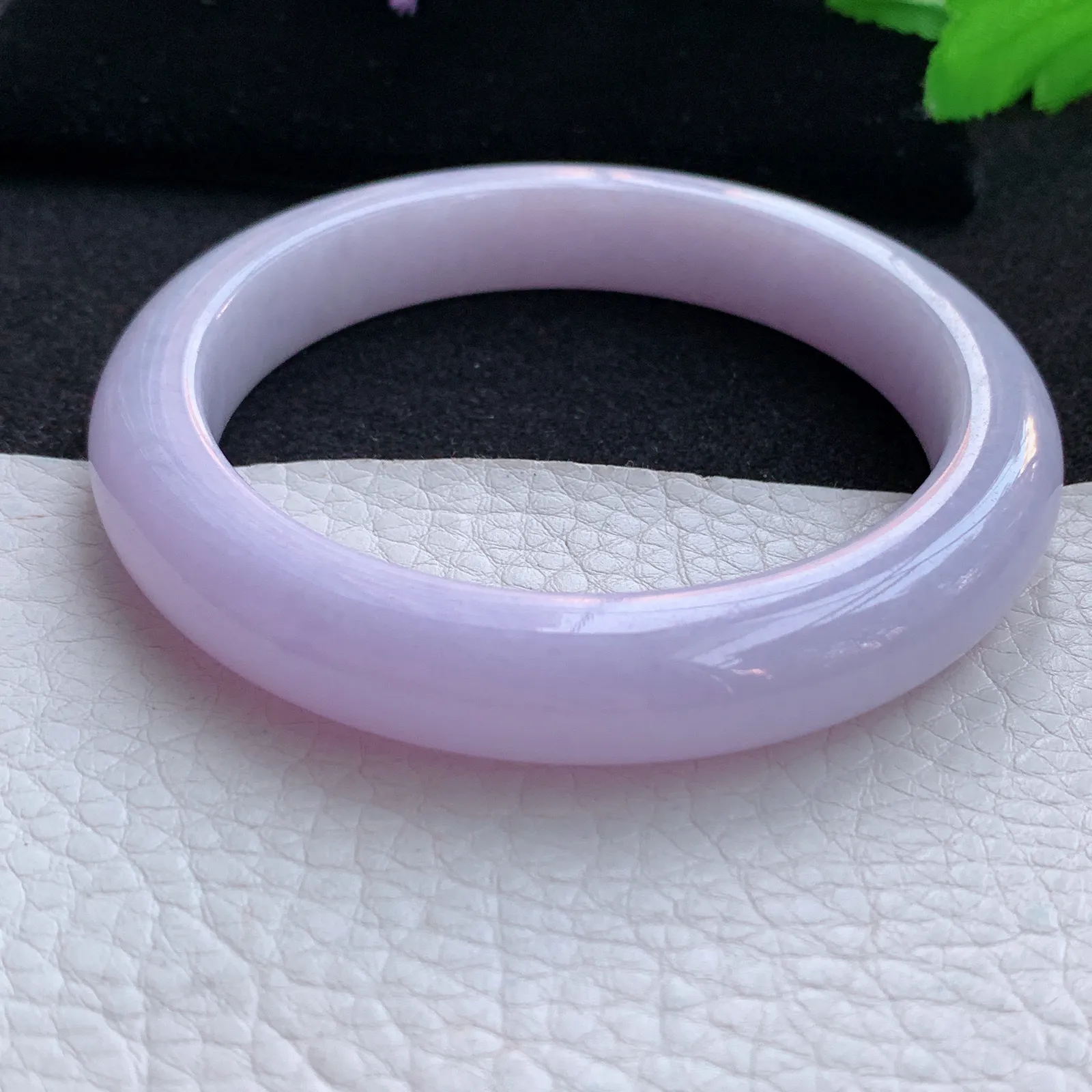 nr大圈口61.5*11.6*9.8平安镯 翡翠a货玉手镯粉紫罗兰宽边珠宝玉手环