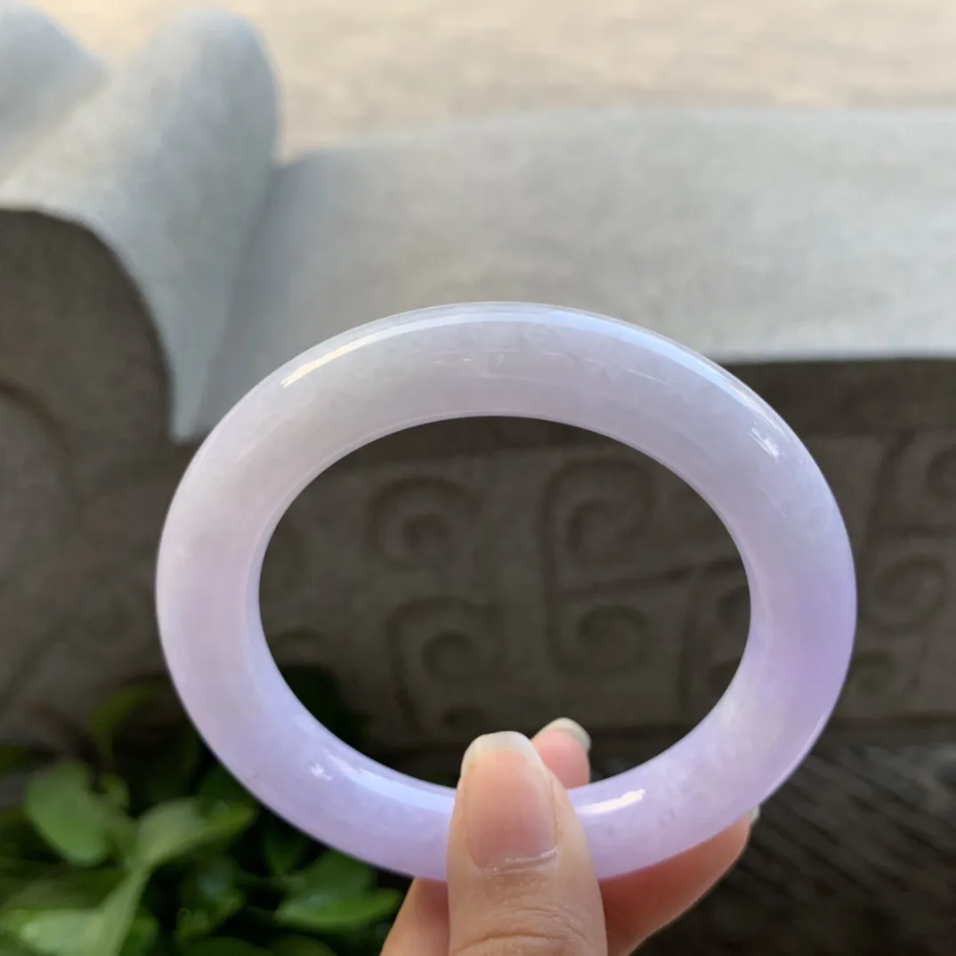 圈口57.3-11.4 【紫罗兰圆条手镯】圆条57 58可戴