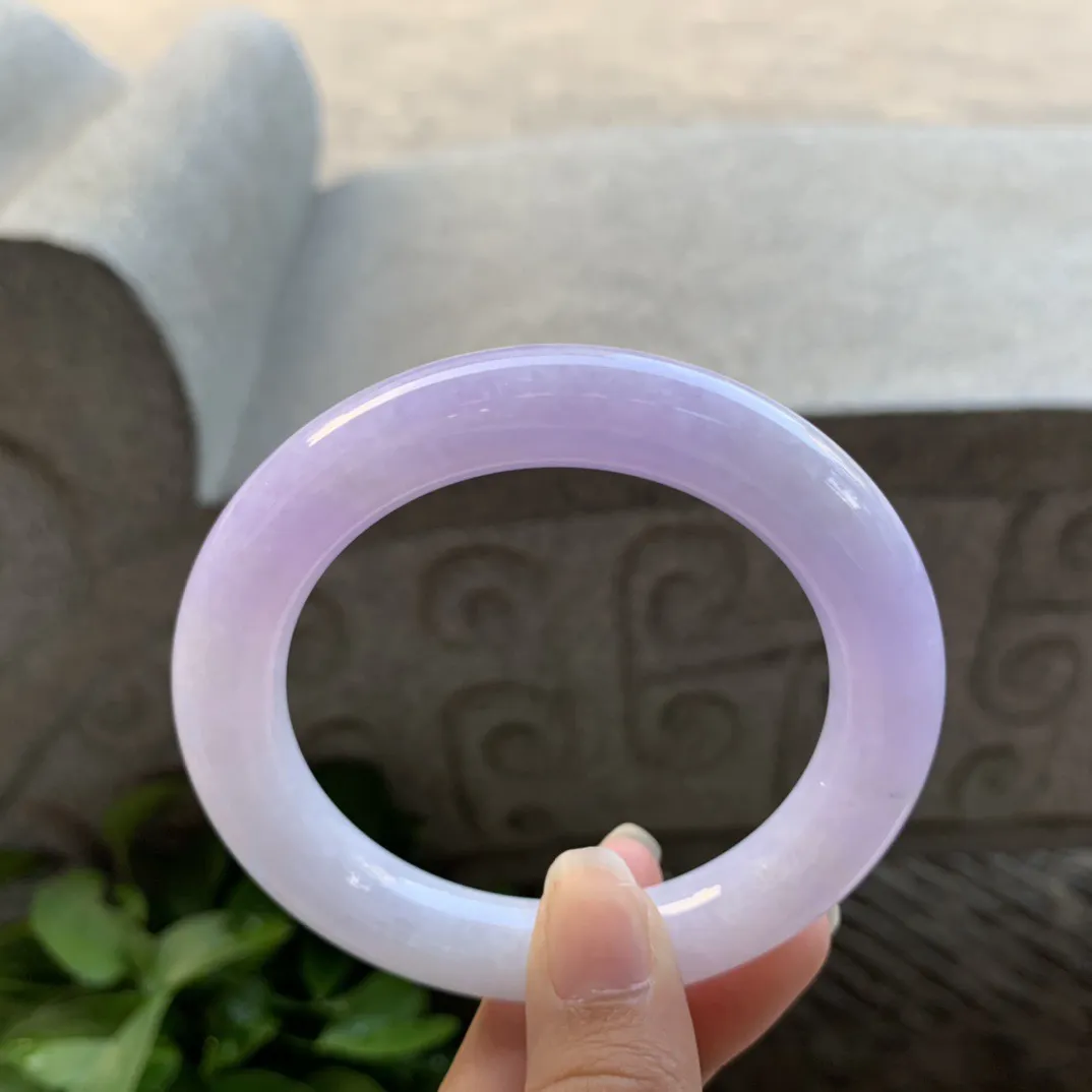 圈口57.3-11.4 【紫罗兰圆条手镯】圆条57 58可戴