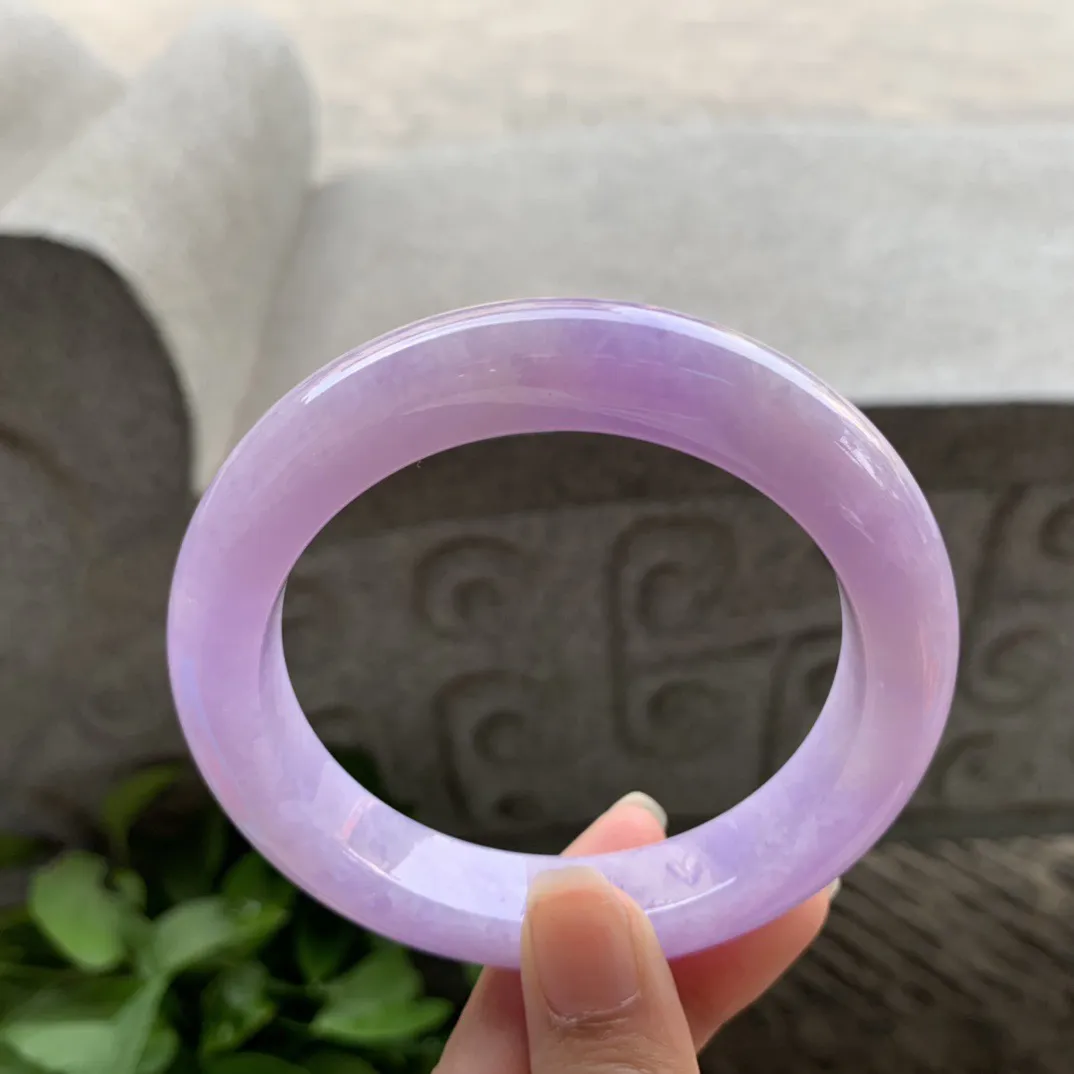 大圈口 60.8-12.4-10.5【满紫正圈手镯】正圈60 61可戴