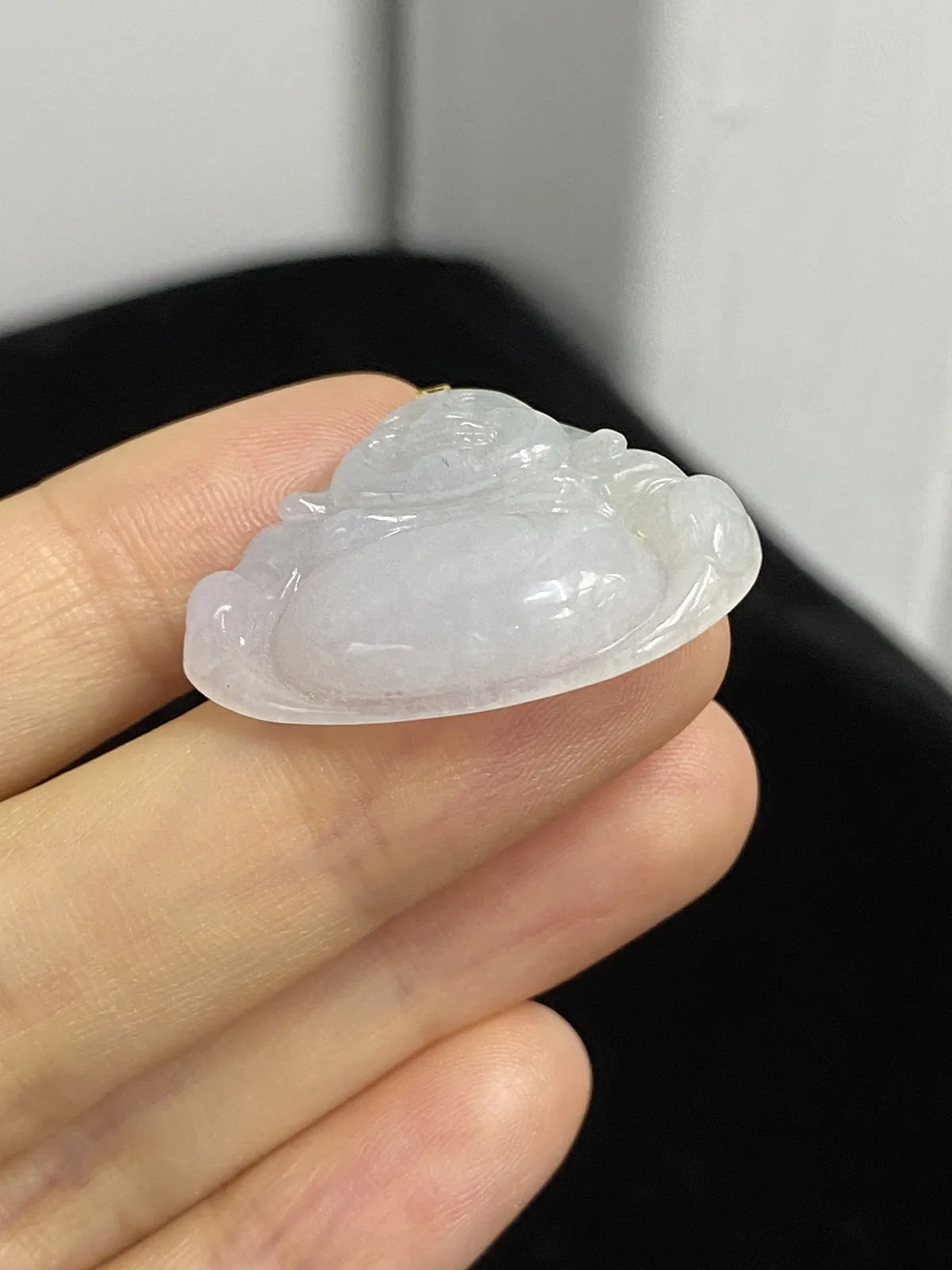 翡翠佛，印记：Au750