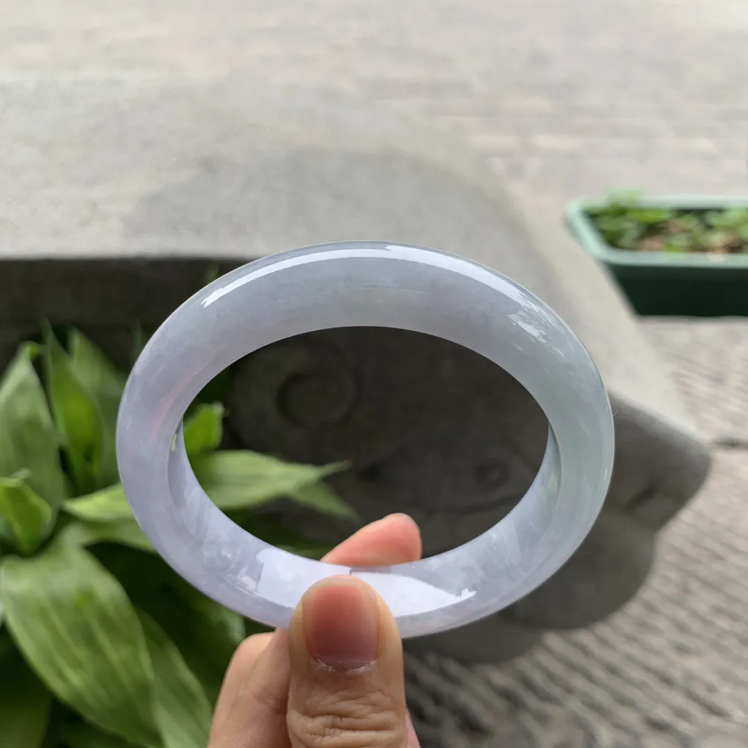 大圈口59.8-13.6-9.2 【茄紫正圈手镯】正圈59 60可戴