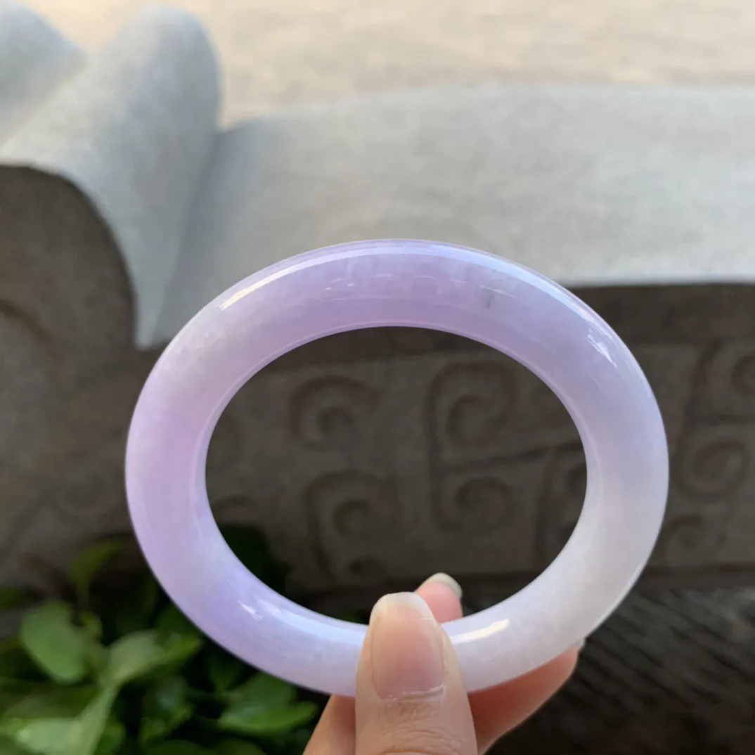 圈口57.3-11.4 【紫罗兰圆条手镯】圆条57 58可戴