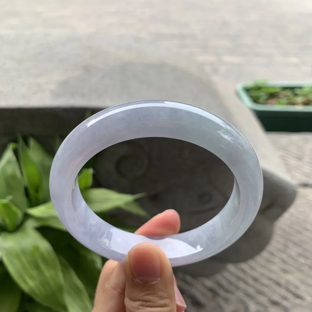 大圈口59.8-13.6-9.2 【茄紫正圈手镯】正圈59 60可戴