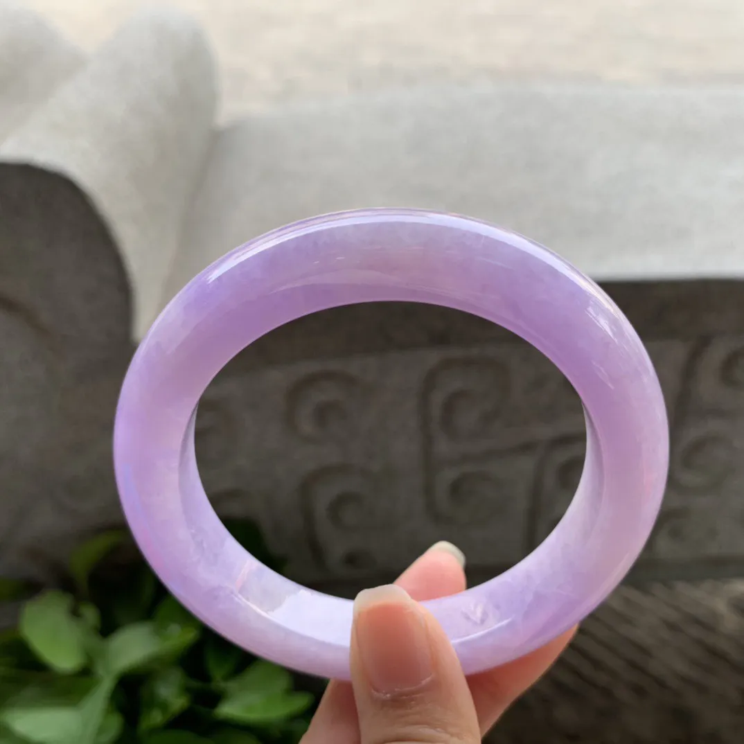 大圈口 60.8-12.4-10.5【满紫正圈手镯】正圈60 61可戴