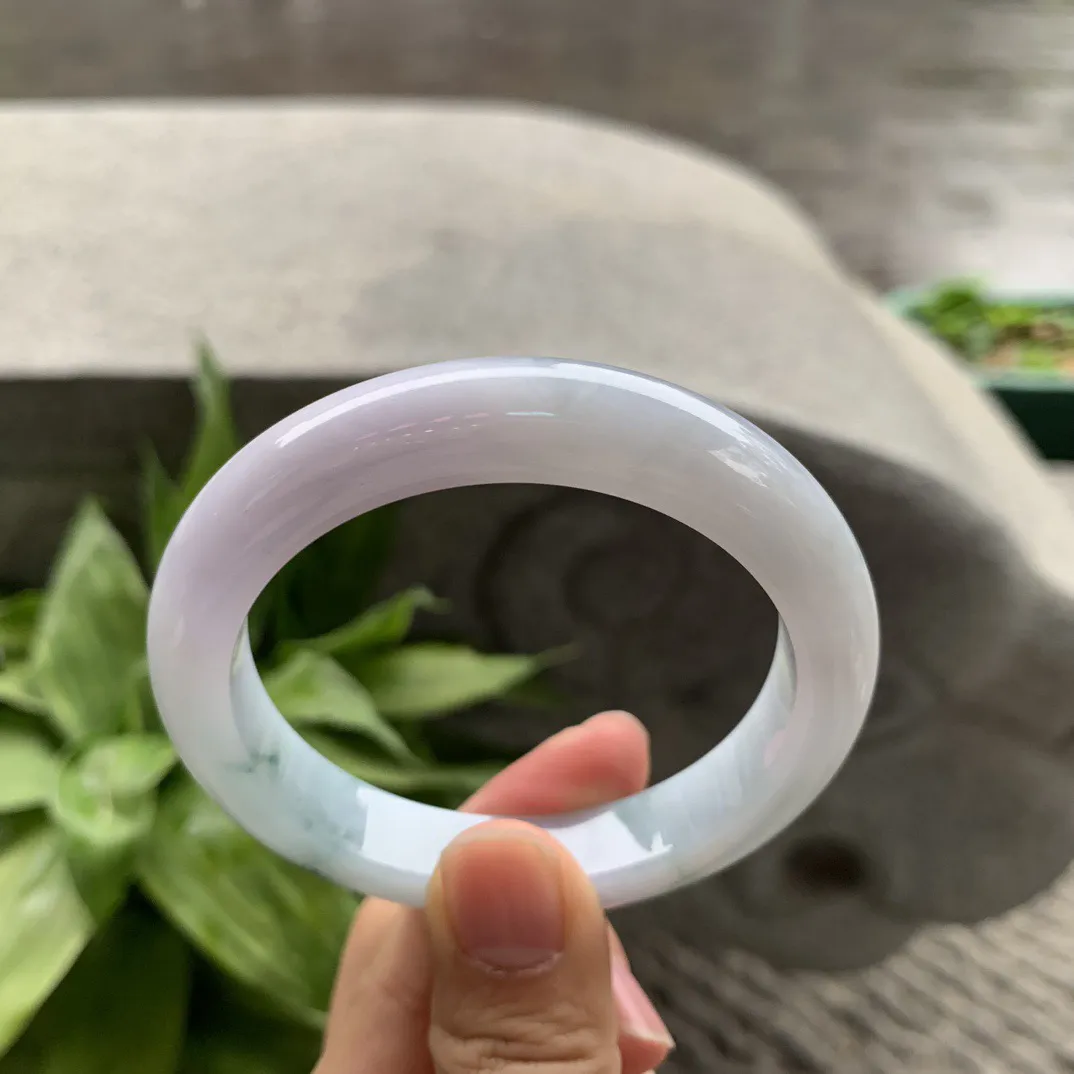 圈口54.2-10.7-8.7 【飘花正圈手镯】正圈54 55可戴