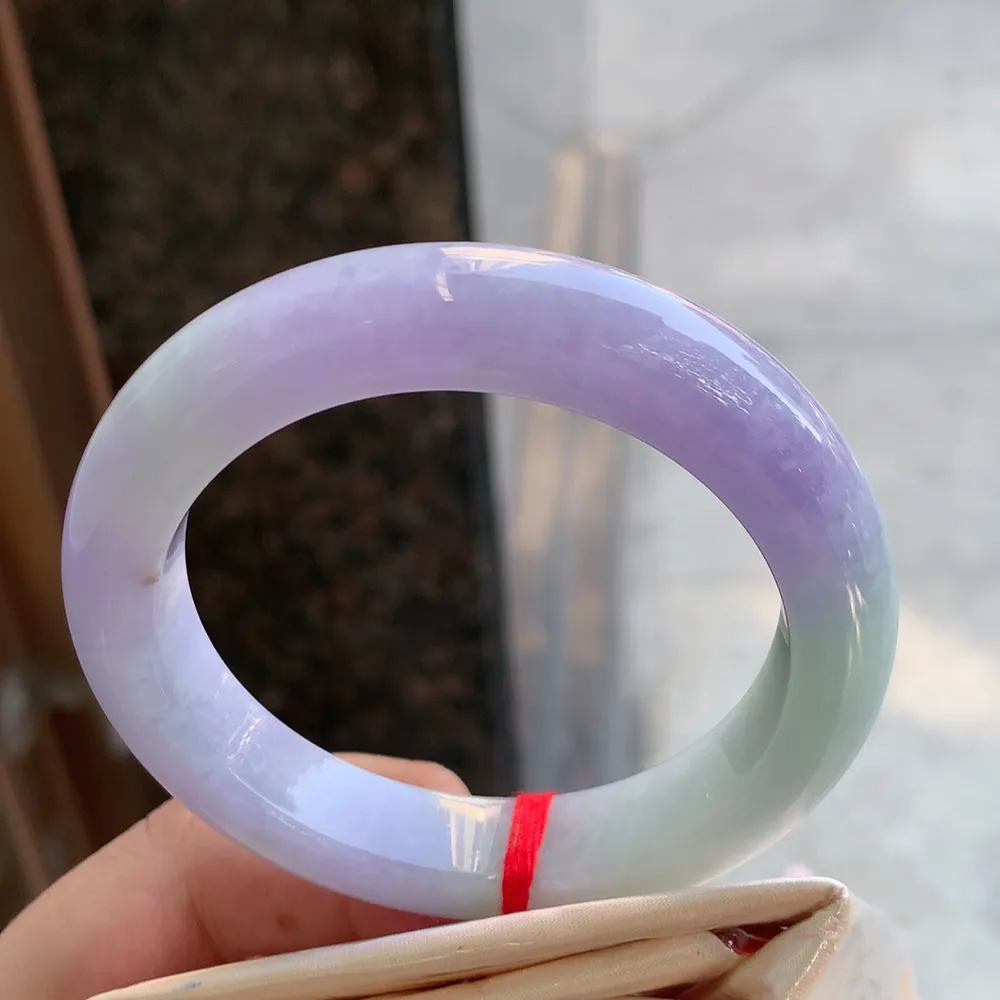 正圈冰糯紫罗兰 无瑕 尺寸:55.5/11.7/9.6 超美