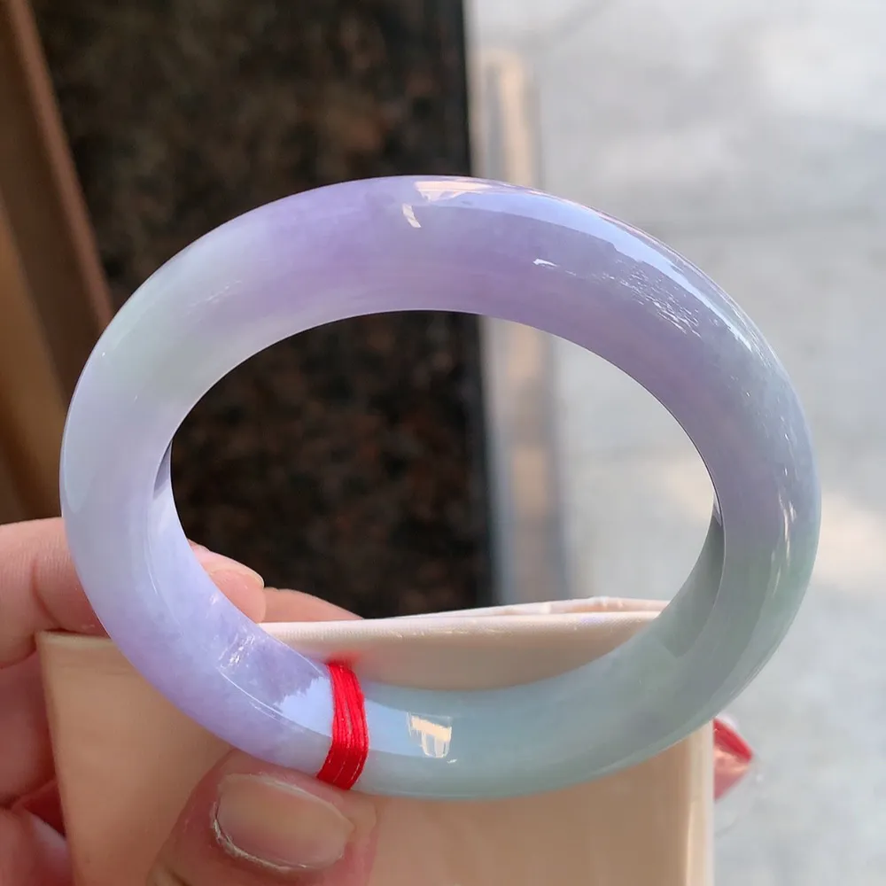 正圈冰糯紫罗兰 无瑕 尺寸:55.5/11.7/9.6 超美