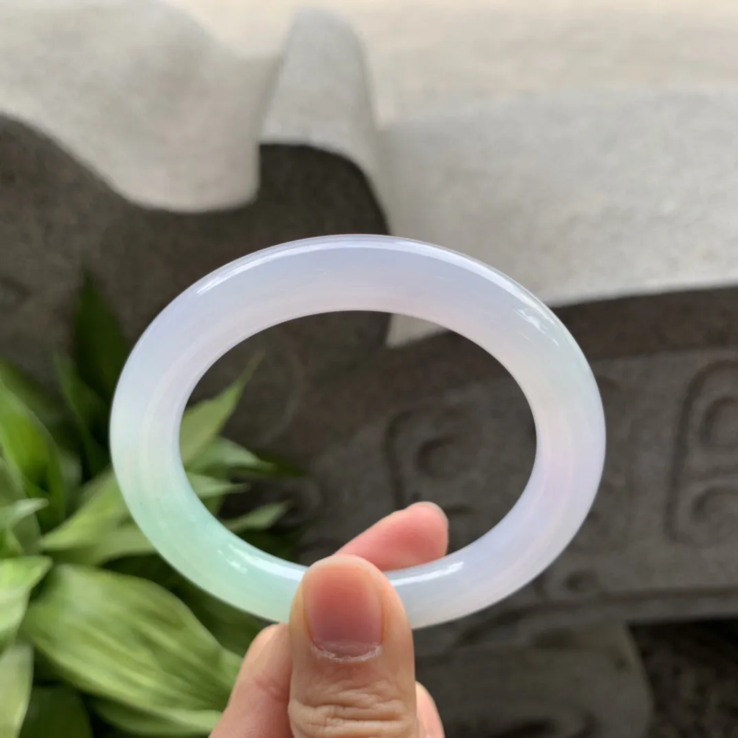 小圈口 54-9.6-9.7【冰春彩圆条手镯】圆条54 55可戴