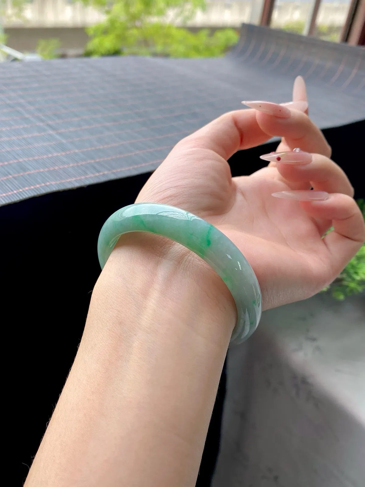 #翠友专拍#绿飘花正圈成品（完美）
⭕️57.5-12.5-7.6