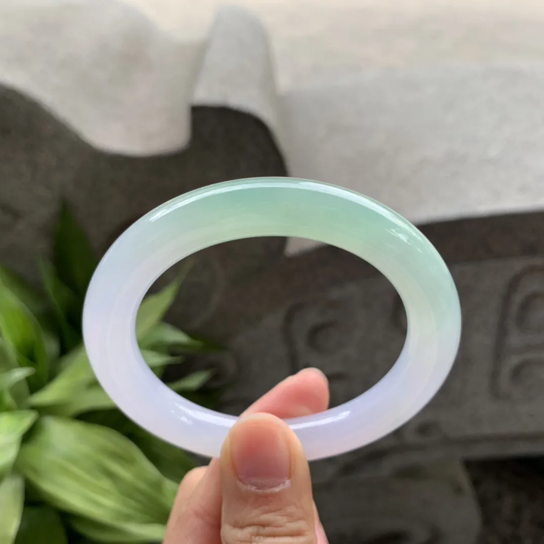 小圈口 54-9.6-9.7【冰春彩圆条手镯】圆条54 55可戴