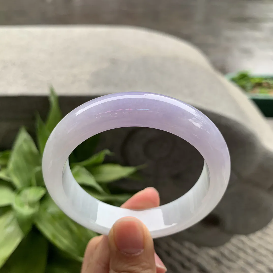 圈口 56.2-14-8.9【冰紫正圈手镯】正圈56 57可戴