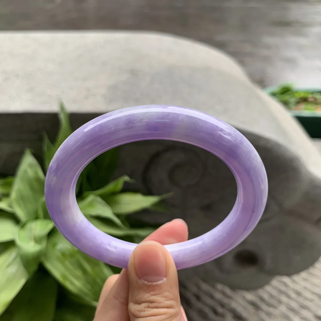 圈口 57.8-10.2【满紫圆条手镯】圆条57 58可戴
